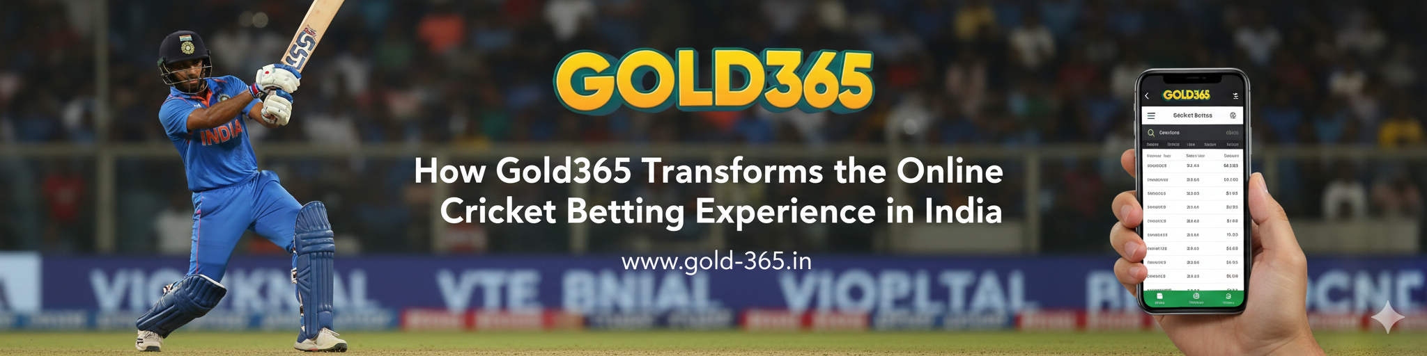 Read more about the article How Gold365 Transforms the Online Cricket Betting Experience in India